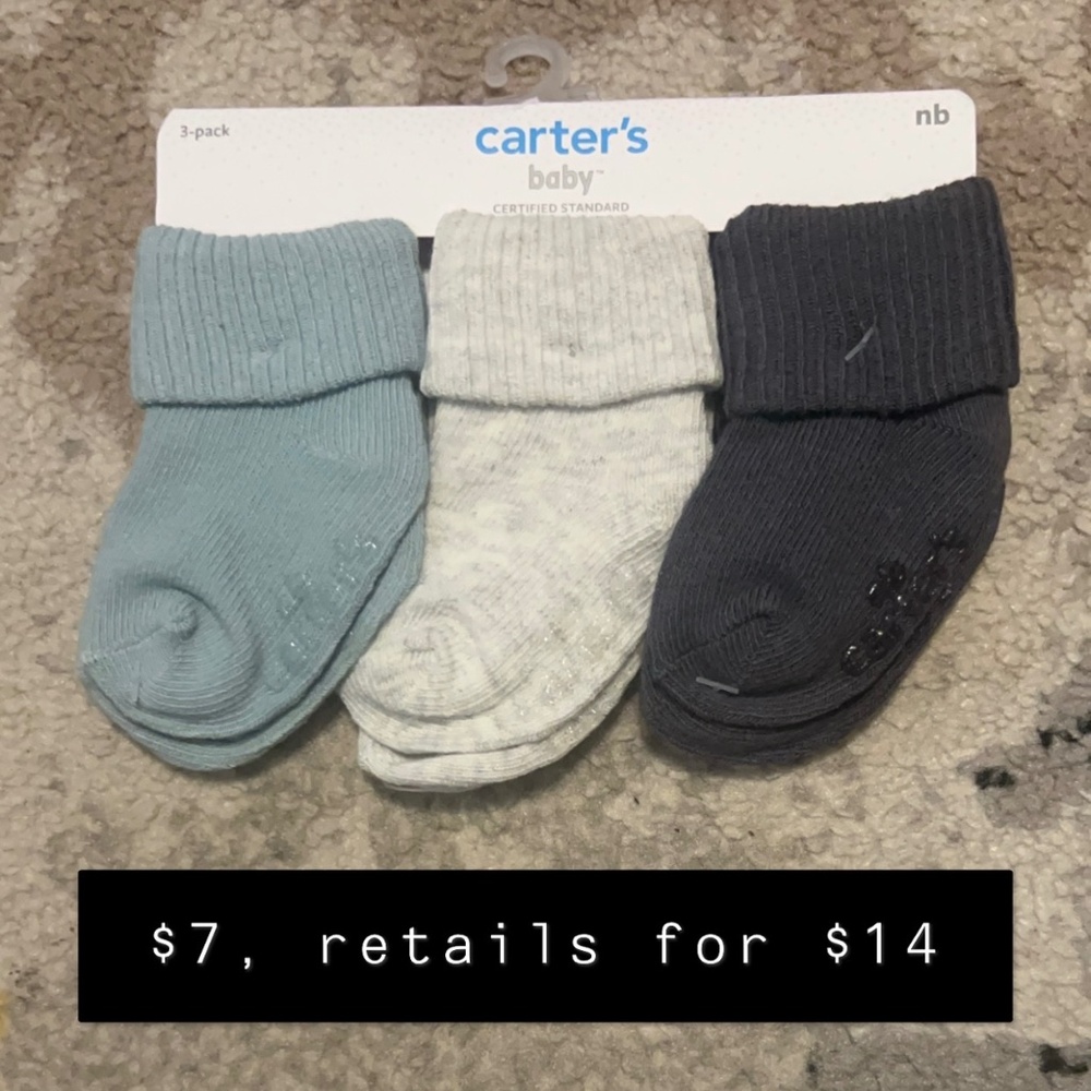 Carter’s newborn socks